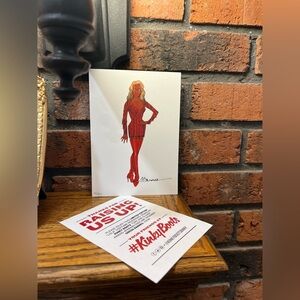 Rare Broadway KINKY BOOTS “Lola” Costume Rendering — SIGNED — 162/200